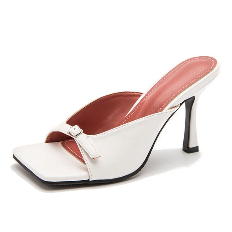 Spænde Slip-on Toe Ring Professionelle Kvinders Tøfler