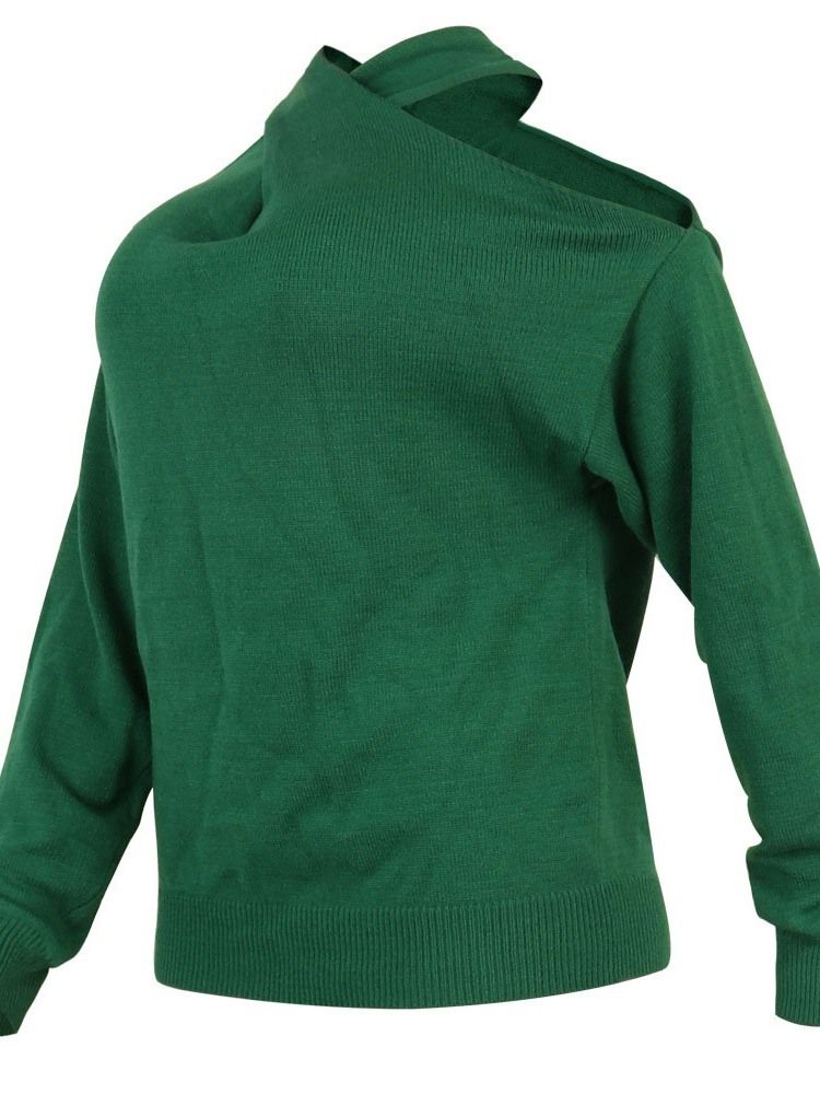 Kvinders Regelmæssig Off-shoulder Sweater