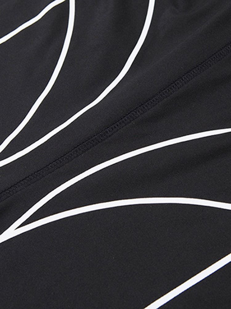 Kvinders Color Block Shorts Sports Jumpsuits
